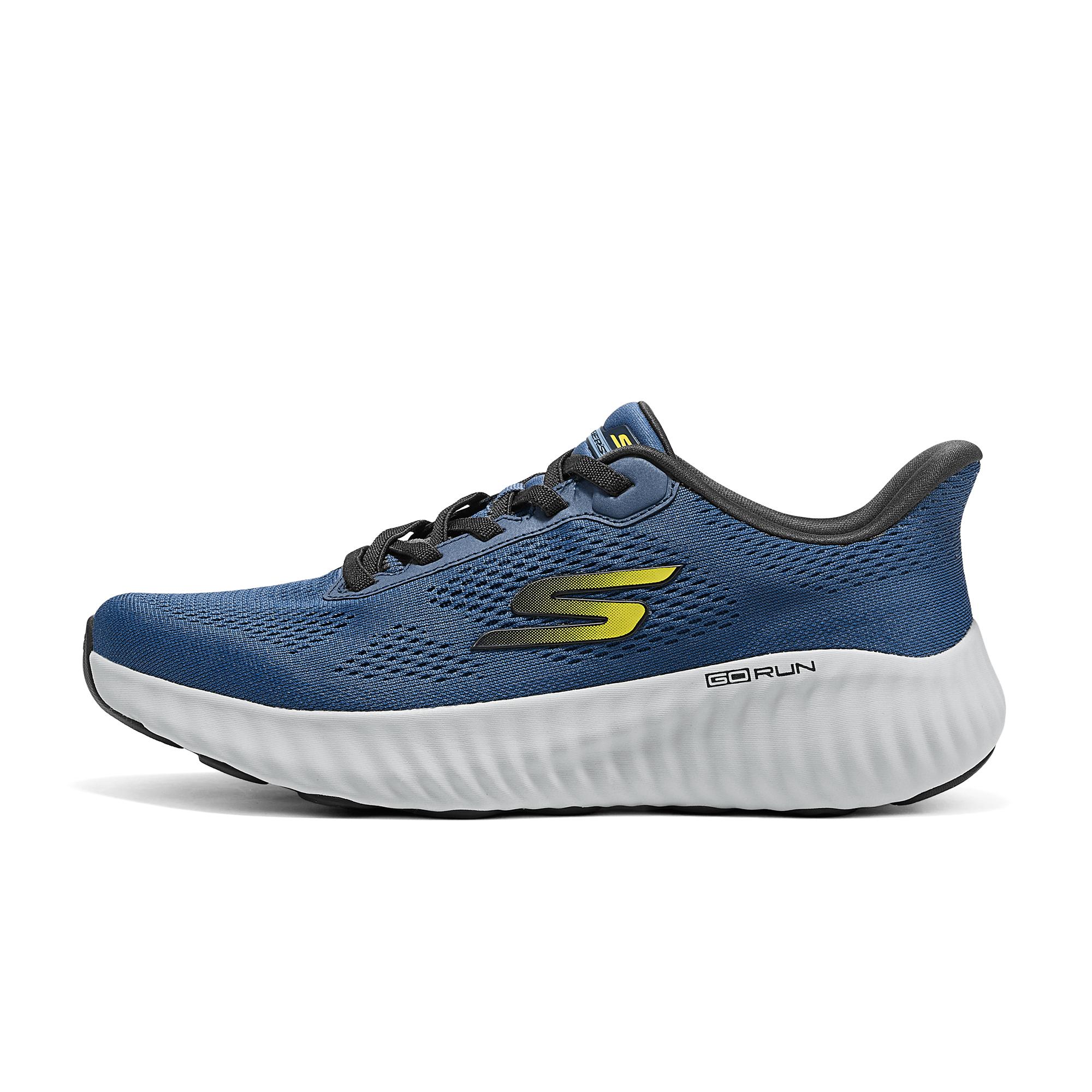 Skechers Breathable Mesh Precision Woven Upper Fits Ankle Without Rubbing Soft Elastic Cushioning Comfortable Reducing Pressure Lightweight 220397-NVY 39.5