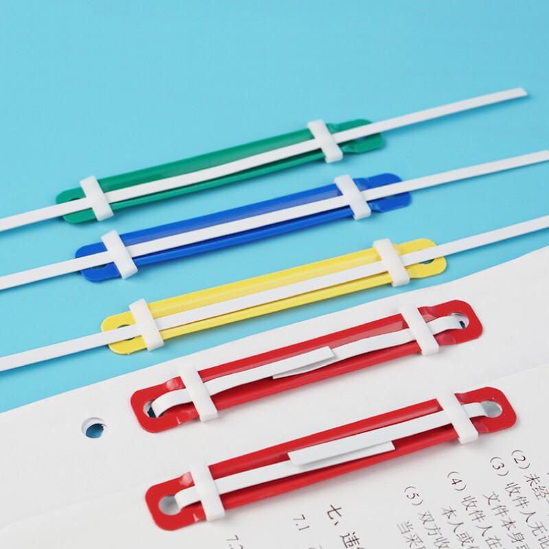 Deli Colorful Plastic Binding Clips (50 Pcs) CN Plug (adapter Included)