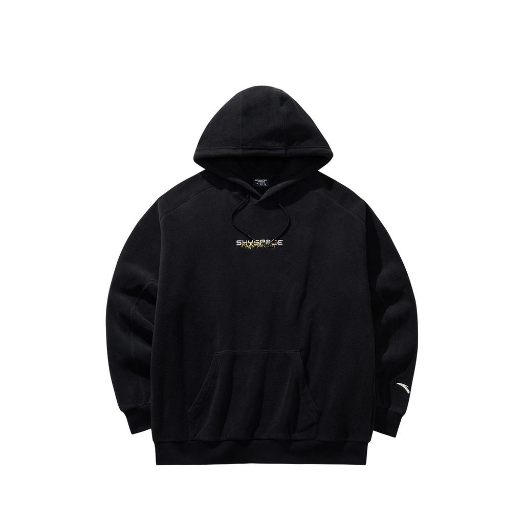 ANTA Basketball Series Fleece Hooded Sweatshirt Black Men 972541705-5