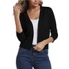 GMXIA Women's Vintage Casual Plaid Print Autumn Spring Long Sleeve V-Neck Jackets & Coats