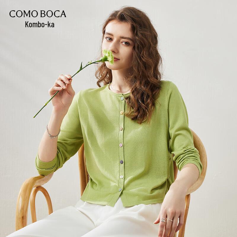Women's Lyocell Tencel Knit Long Sleeve Thin Cardigan