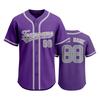 Camiseta de Béisbol Personalizable para Hombre y Mujer Camisa Deportiva con Botones Nombre del Equipo Número Impreso Ropa Deportiva Tejido Ligero Transpirable