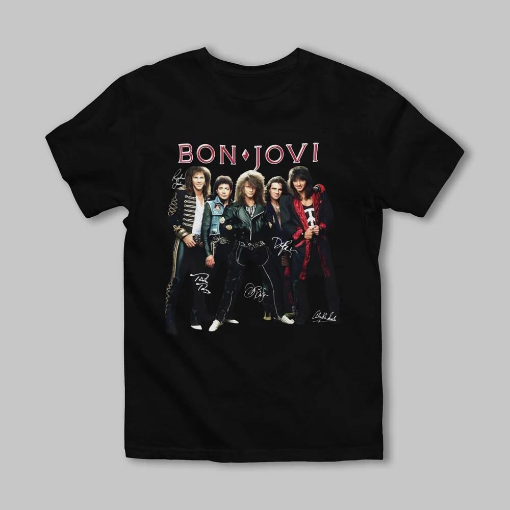 Bon Jovi Band Signature T-shirt L