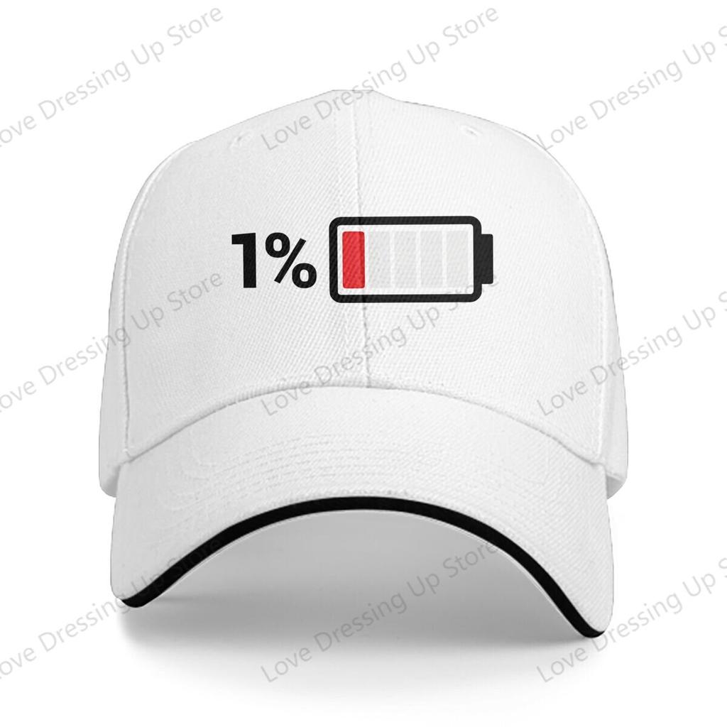 Summer Hip Hop Low battery Baseball Cap Adjustable personality Outdoor Running Hat Outdoor sunshade hats Unisex Gift