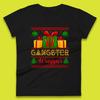 Christmas Womens T Shirt Mens Tops Tees Unisex Gangster Wrapper Gift Christmas Top