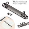 Accessory Refillable Metal Notebook Binding Hoops Loose-leaf File Folder Binder Clip Ring Binder