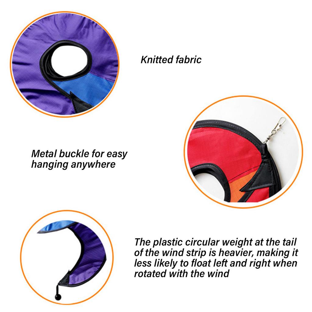 Rainbow Wind Curlie Spinners Suitable for Eye Catching Motion In Homes or Campsites Outdoor Indoor Decoration Ornaments