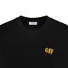 Off-White SS26 Vintage American Street Cartoon 3D Logo Print Design Fashion Light Luxury Trendy Versatile Short Sleeve T-Shirt OFFTEGLOG522Q
