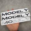 3D ABS Black Model 3 Letters Logo Car Rear Trunk Badge Sticker For Tesla Model X S 3 Y Auto Decal Accessories