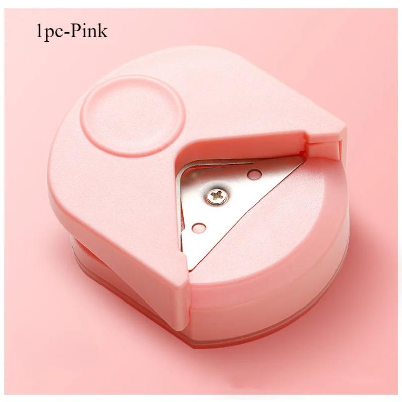 

1Pcs Circle Cutter Button Maker Corner Round Machine Corner Punching Portable Paper Cutter Card Photo Cutting For Kids