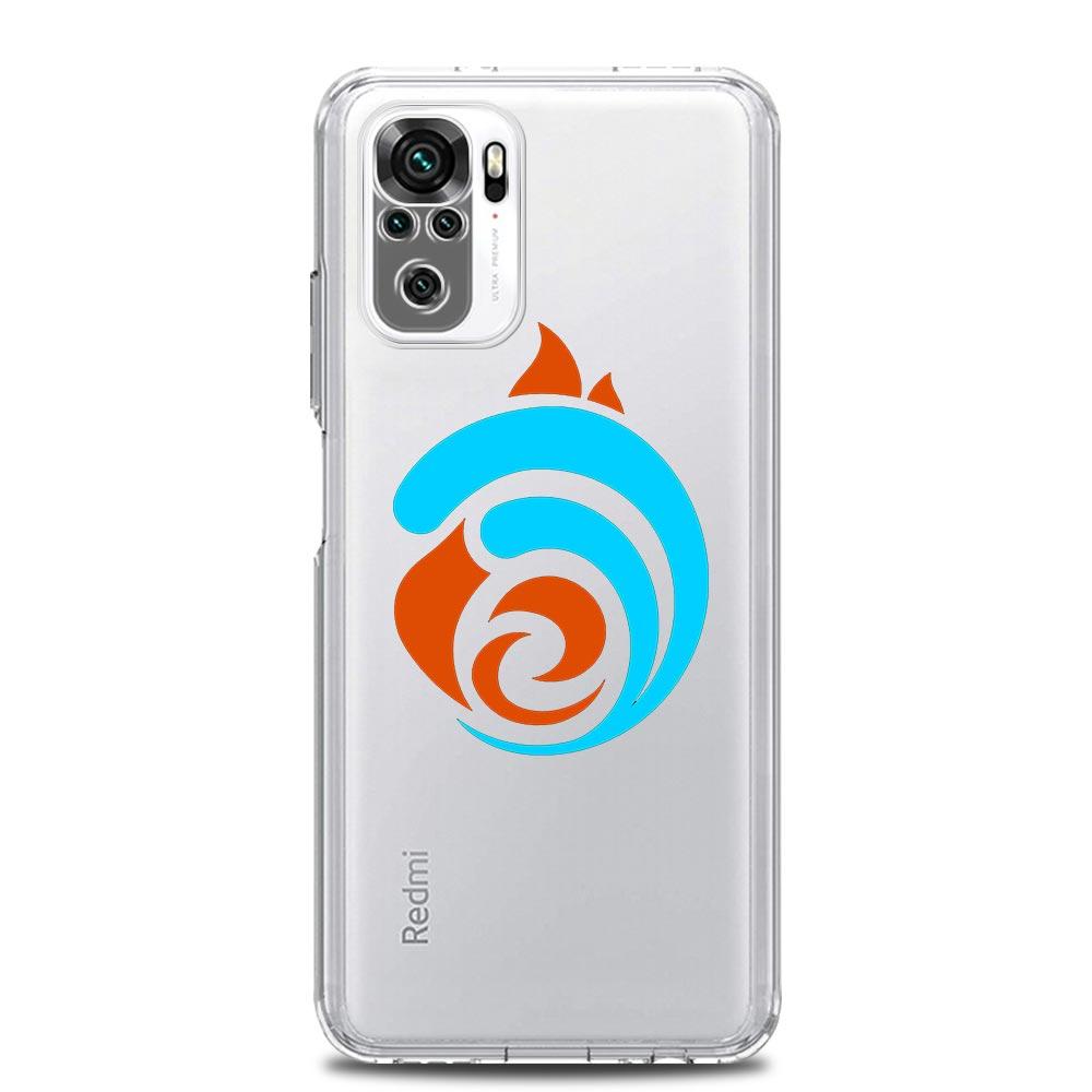 

Милый чехол для телефона с логотипом Genshin impact для Xiaomi Redmi Note 11 9S 9 8 10 Pro 7 8T 9C 9A 8A K40 Pro 11T 5G силиконовый прозрачный чехол Redmi Note 11S