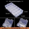 Transparent Multi-Layer Detachable Storage Box for Small Items and Lego Bricks