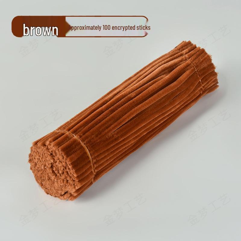 Gör-det-själv Chenille-stjälk Macaronbukett Hantverkskit för Barn