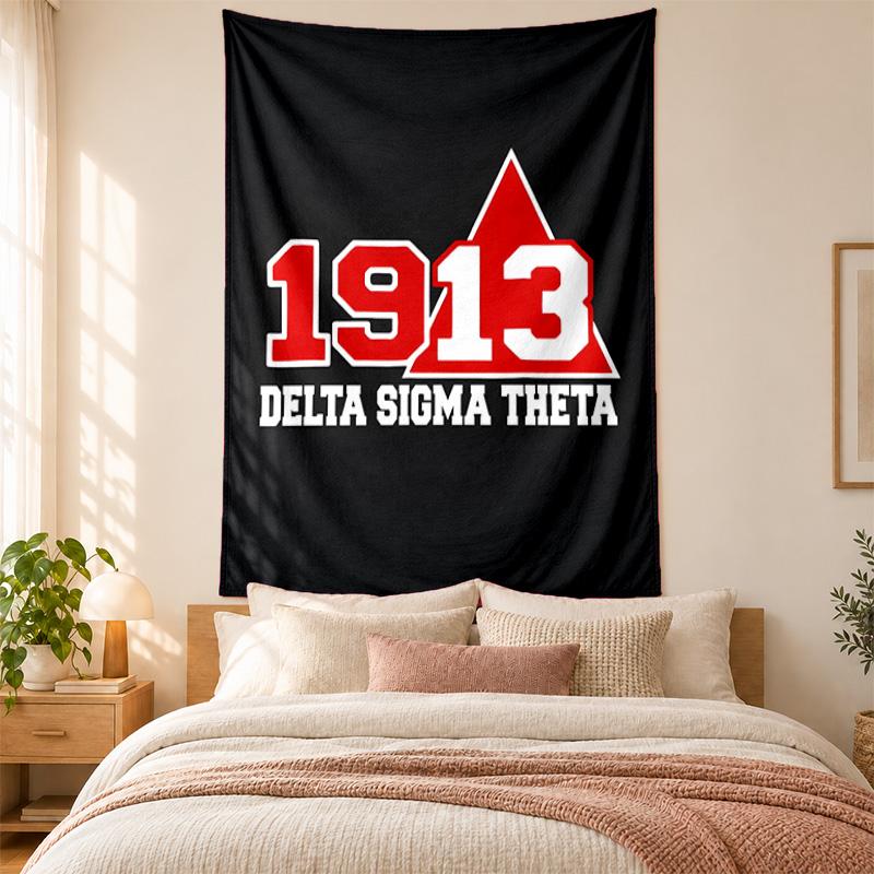 Delta Sigma Theta 1913 Tapestry highquality for decorating living room bedroom dorm walls ideal as bedroom wallart orholiday gift