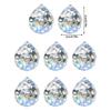 8 Stück 20mm Kristall Hängeprismen Kugel für Sonnenfänger und Heimdekorationen Kronleuchter Anhänger Regenbogenmacher Ornamente