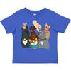 Inktastic Glückliche Hundefamilie Kleinkind T-Shirt Tierliebhaber Hunde Thema Mama Papa