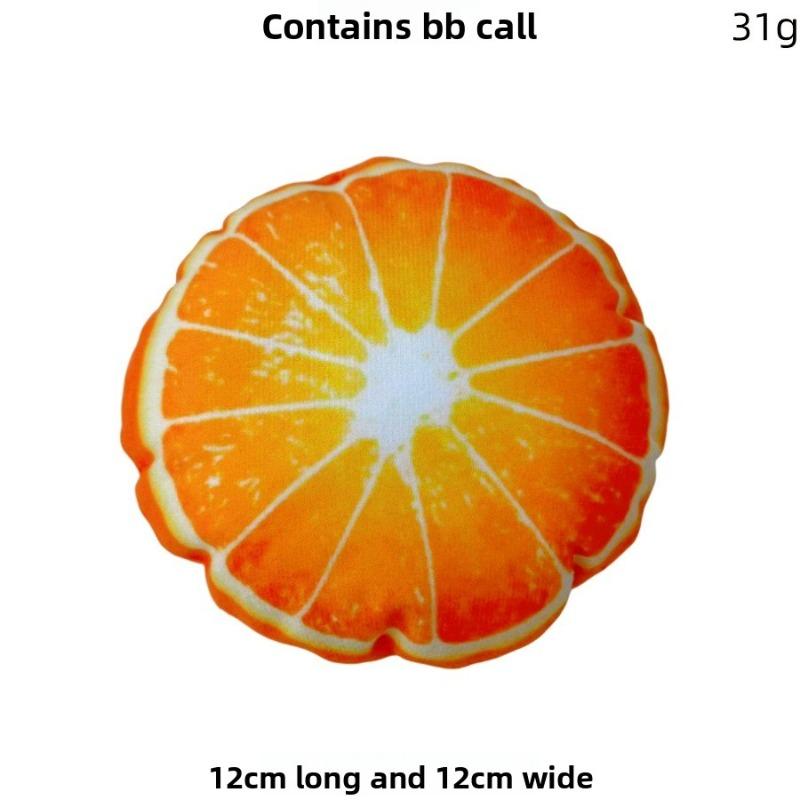 

The New Cat Toy with Tropical Fruits and Catnip Is A Self-entertaining and Soothing Toy for Cats Lemon orange