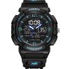 Man Dual Display Quartz Watch for Kids Waterproof Sport Children Anti-Shock Boy Digital Wristwatches+Gift Box