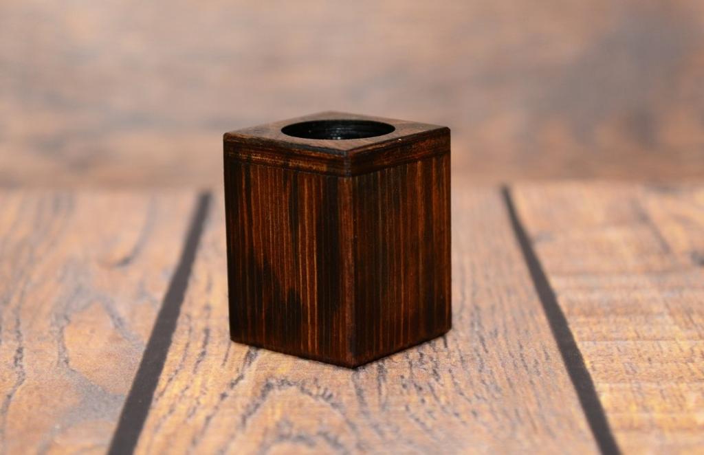 Rottweiler, Rott, Rottie II - wooden candle holder with a dog, a unique souvenir after losing a dog, a handicraft from the Art-Dog brand