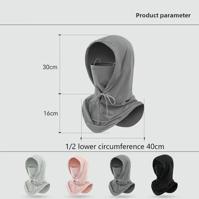 Upf 50+ Balaclava Men Women Face Mask Sun/Uv Protection Breathable Long Ice Silk Neck Covers For Cycling Motorcycle Fishing