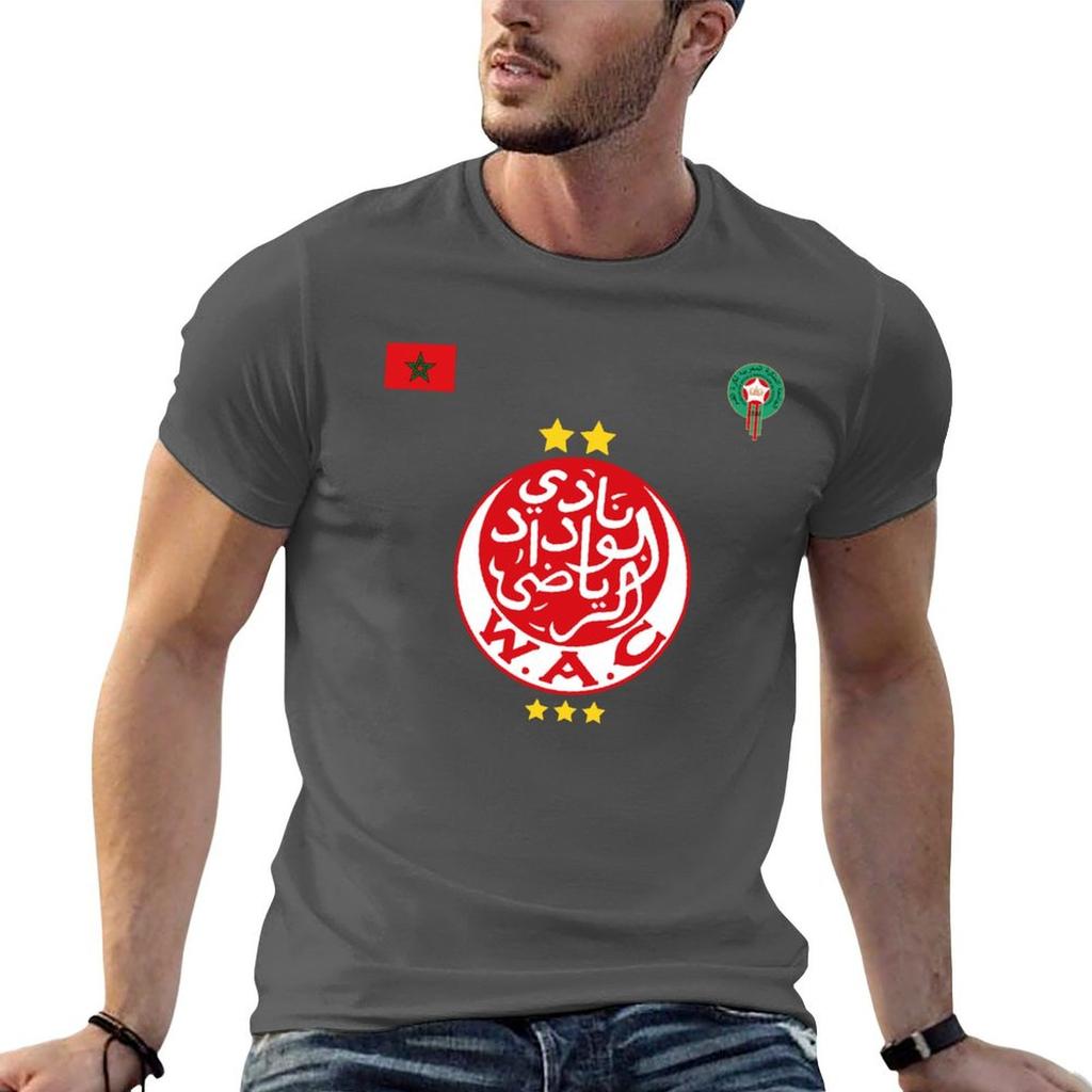 Morocco Wydad Wac Jersey Wac Lover Tshirt Durable Work Wear Tshirt