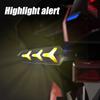 Motorcycle LED Turn Signal Light Flowing Water Blinker Flashing Lights Bendable High Brightness Moto Tail Flasher Indicator Lamp