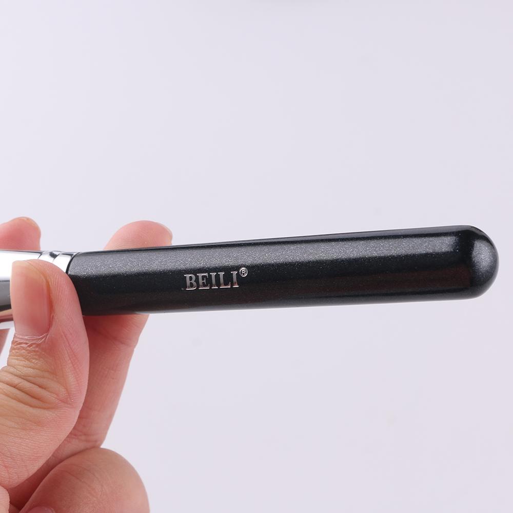 EILI Black 23 Pcs Make Up Brushes Tools Foundation Eyeshadow Eyelash Eyebrow Brush Professional Makeup Brushes Set Natural Hair