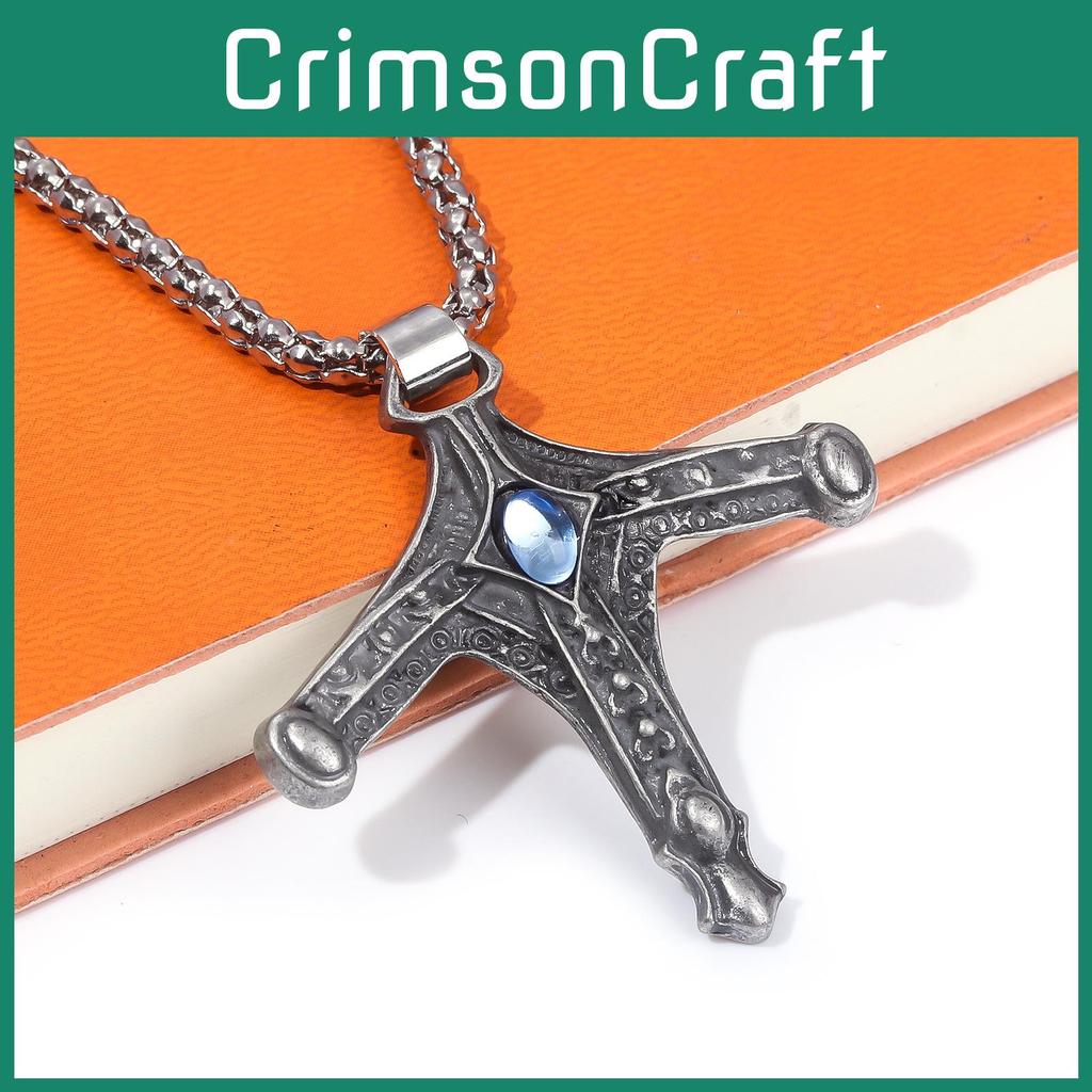 Bloodborne Sword Hunter Badge Pendant Necklace For Men And Women