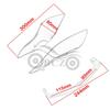 Harley Glide Motorcycle Side Wings Fairing Windshield