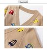 New Spring-Fall Cartoon Car Boys' Knit Sweater Cardigan