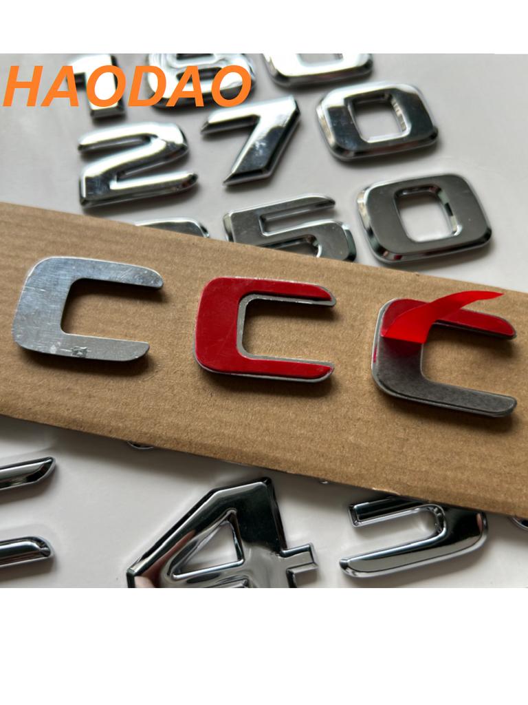 Chroom voor Mercedes Benz GLE Coupe C292 W166 W167 GLE250d GLE350de GLE300d GLE350e GLE350d GLE400d GLE500e 4MATIC Emblemen PP5