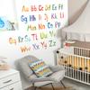 Luminous Wall Sticker Waterproof DIY Educational English Alphabet Self-adhesive Sticker Decal Home Decor