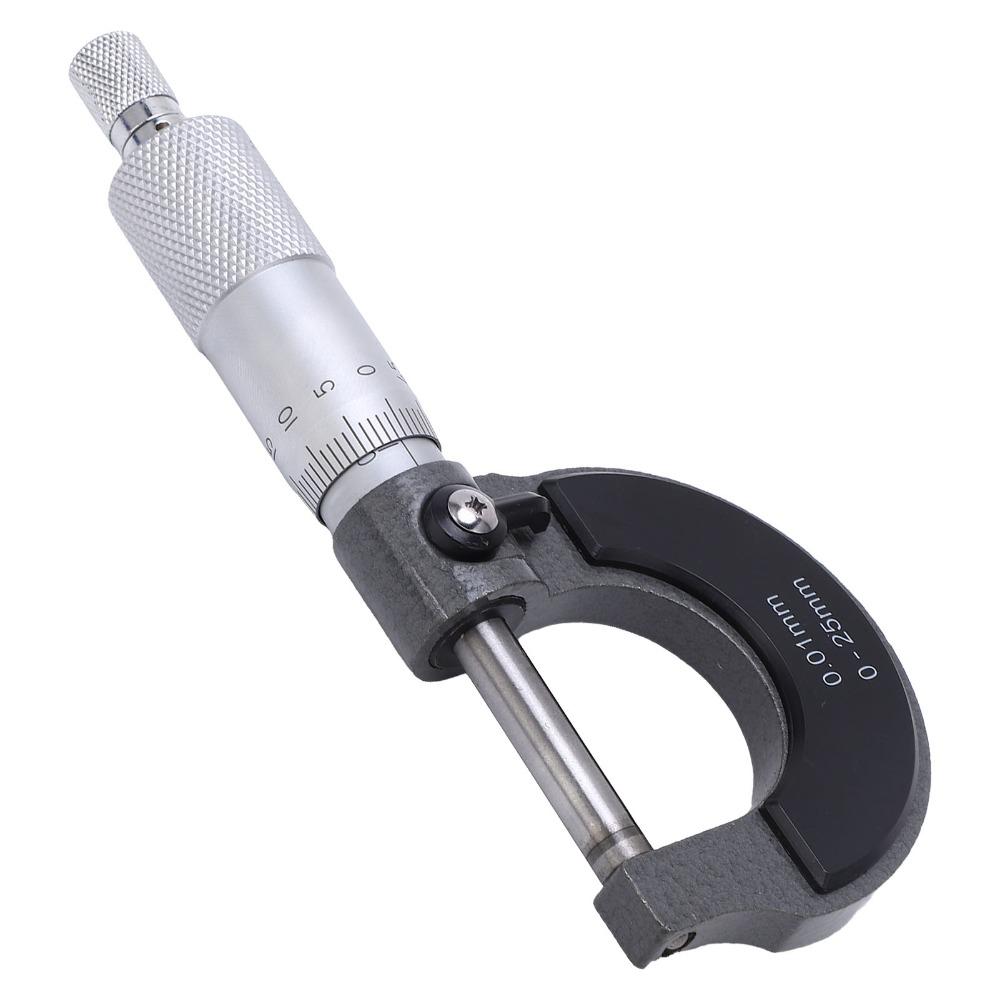 0.01mm Resolution Thickness Gauge 0-25mm Range Precision Micrometer Industrial Use