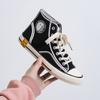 Ins High-top Canvas Shoes Women's Korean Version 2025 Spring and Autumn New Harajuku Ulzzang Retro Student Board Shoes Tide