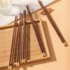 Meiliya Fortune Bamboo Chopsticks (5-Pair Set, Chicken Wing Style)
