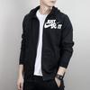 Nike Bequeme Kapuzen-Windjacke Lässige Langarmjacke Herrenjacken Schwarz AJ2332-010