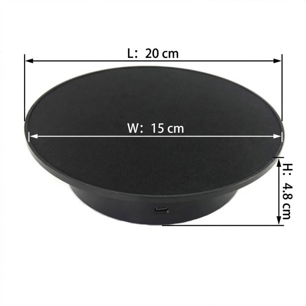 360-Degree Rotation Rotating Display Stand Photography Display Turntable  Short Video Shooting