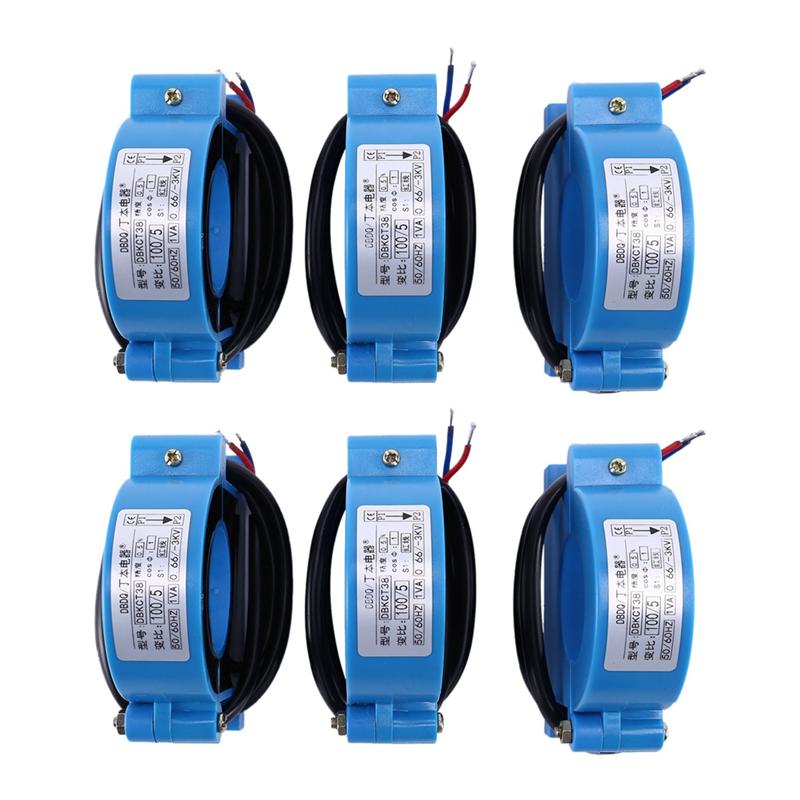 A34R 6 Piece / Batch Small Ac Current Transformer Ct 100A/5A Level Current Transformer Ac Split Core Ct Sensor