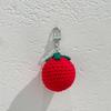 Tomato Keychain Hand-knitted Handmade Fruit Vegetable Keychain