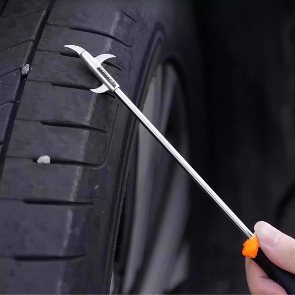 For Universal Car Multifunctional Car Tire Stone Cleaning Tool Hook Remover Models Efficient Stone Pick Extractor Gadget