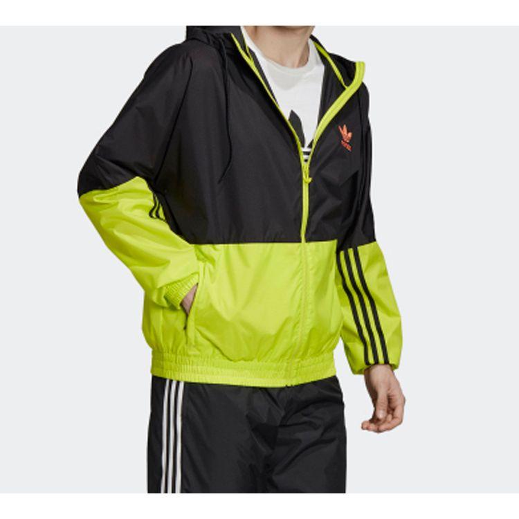 Adidas Originals Trefoil Colorblock Zip Jacket Men Jackets Yellow GK5924