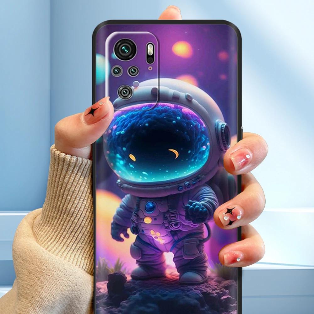 For Redmi Note 10 Case Note 10s Cute Soft TPU Protector Silicone Cover For Xiaomi Redmi Note 10 Pro Lightweight Shockproof Cases