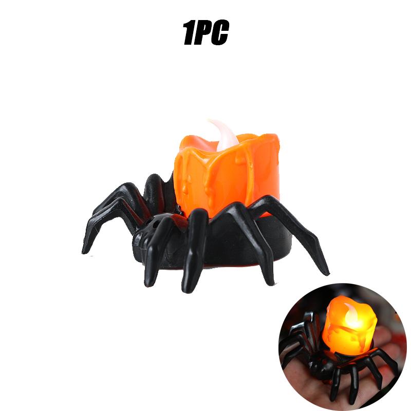 Halloween Decoration Pumpkin Lights LED Electronic Candle Lights Halloween Horror Props Night Light Home Party Gifts Decor