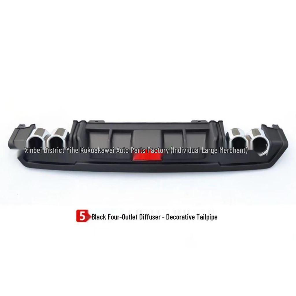 Rear Diffuser, Bumper, Lip & Exhaust Tips for 2016-2019 Civic Sedan Modifications