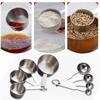 Tools Utensil Set Tableware Stainless Steel Flour Scoop Scales Measuring Spoons Measuring Cups