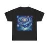 Unisex Adult T Shirt Celestial Whale Cosmic Art Print