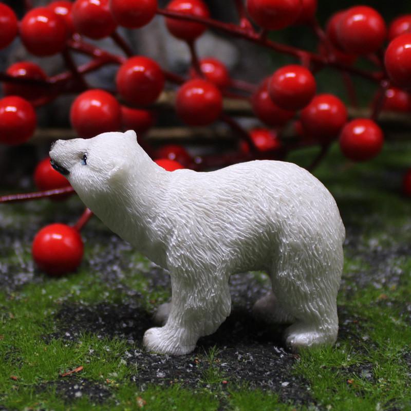 Arctic Resin Bear Garden Miniature With Cute Animal Design For Home Decor Gifts
