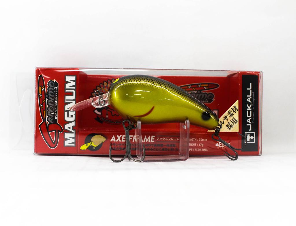 Jackall Geronimo Magnum 70mm Floating Lure Gold & Black Strike (2683)