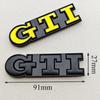 2026 New For VW VOLKSWAGEN 3D Metal Logo GTI Car Front Grille Badge Emblem For Volkswagen Polo Typ 9N3 6R AW Golf 4 5 6 8 MK3 MK
