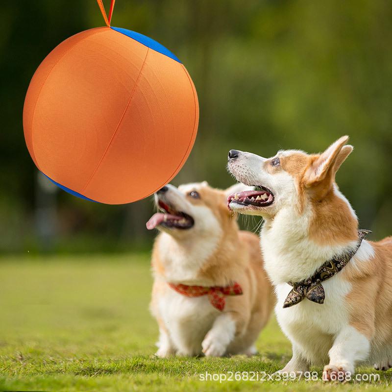 Schaf-Pferd-Hund Futterball: Strapazierfähiges Polyester Aufblasbares Trainings- & Übungsspielzeug, Haustierspielball.